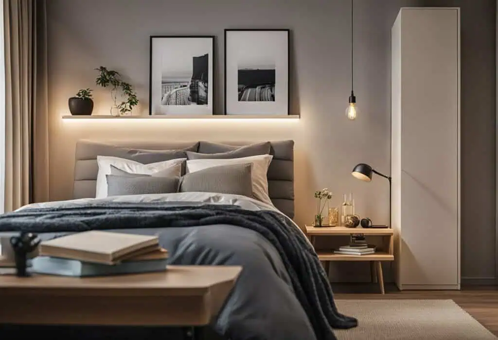hdb bedroom design with study table