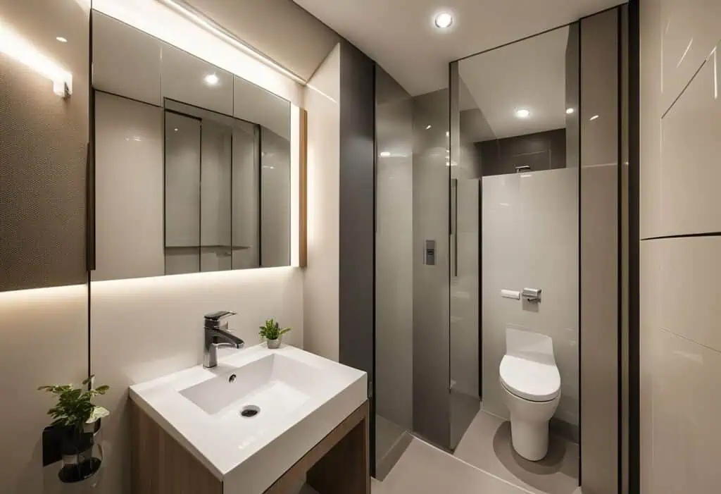 hdb maisonette toilet design