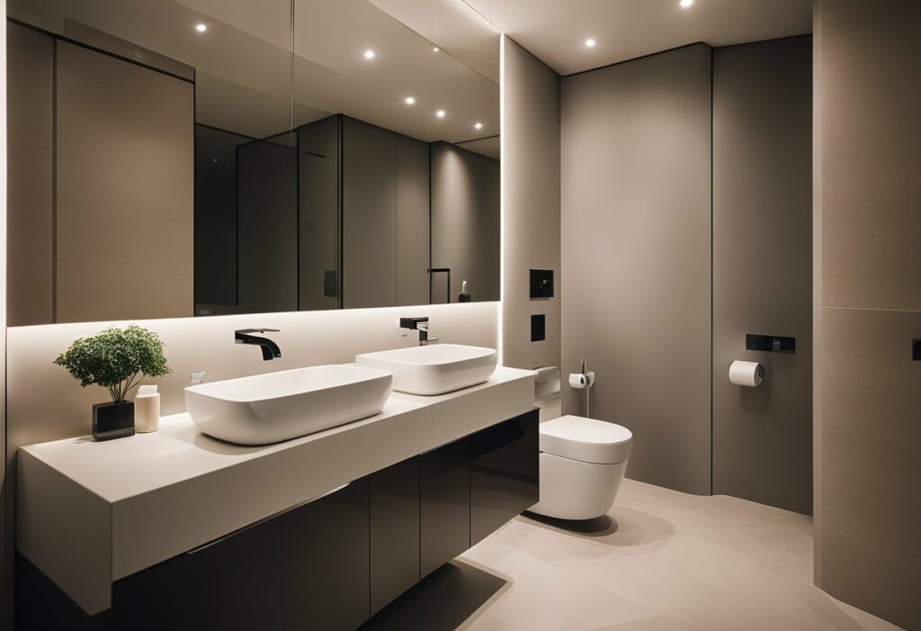 hdb toilet design with bathtub