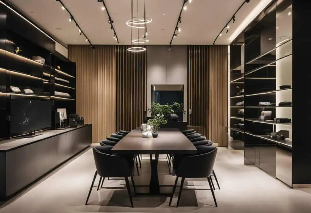 Elegant Herman furniture in contemporary Singapore office setting.