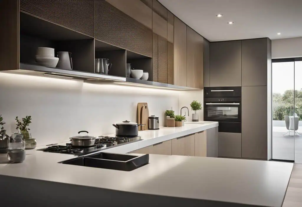 hidden kitchen design