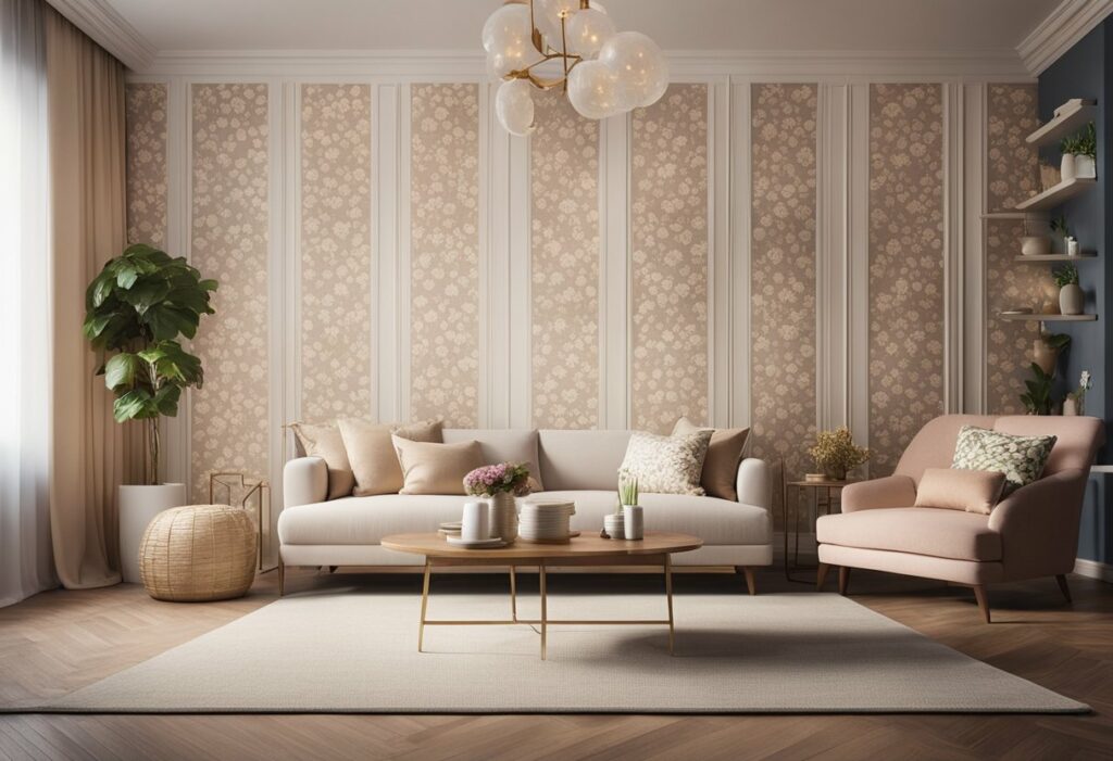 home wallpaper designs for living room