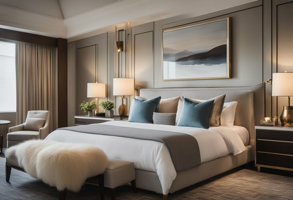 hotel style bedroom design