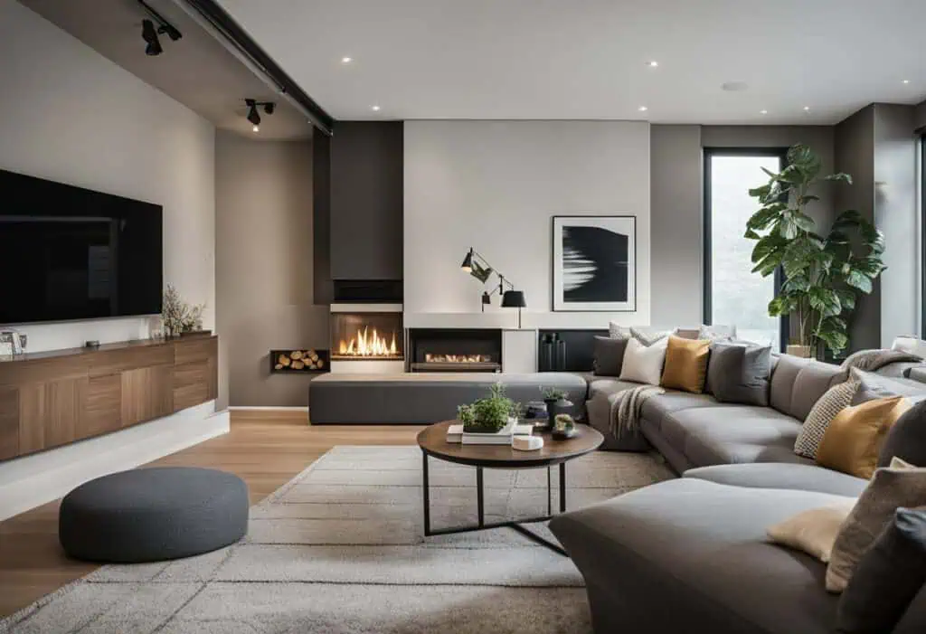 how to design l shaped living room