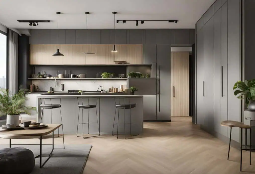 4 Room BTO Open Kitchen Design