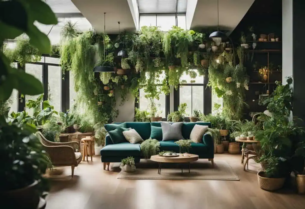 indoor garden design living room