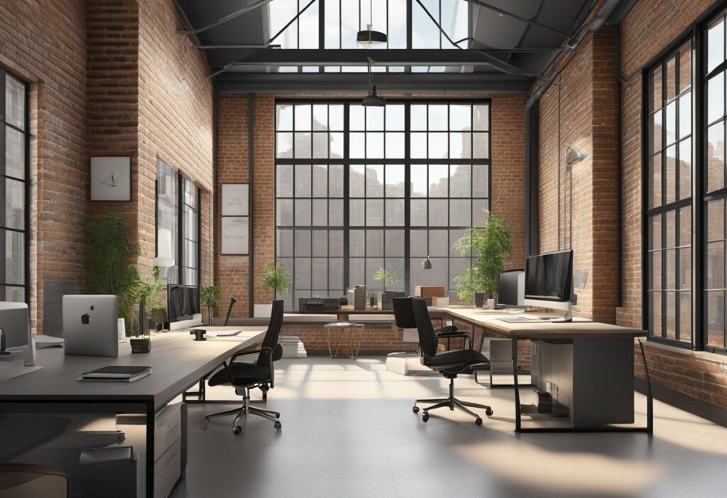 industrial chic office design