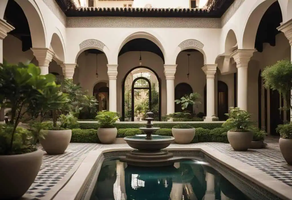 interior courtyard designs