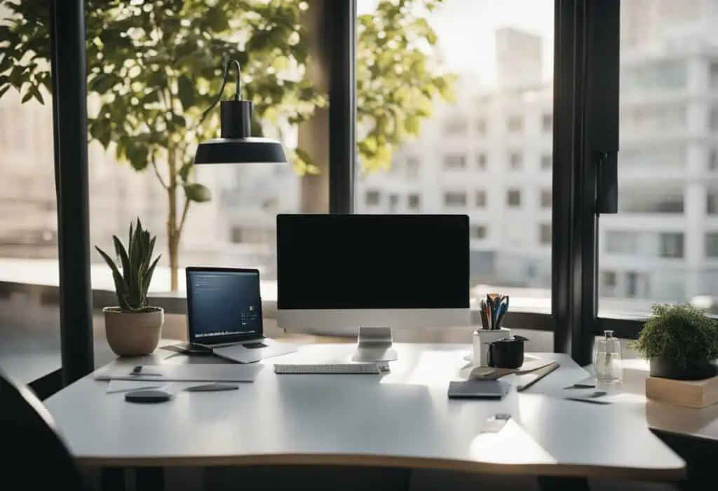 interior design for office table