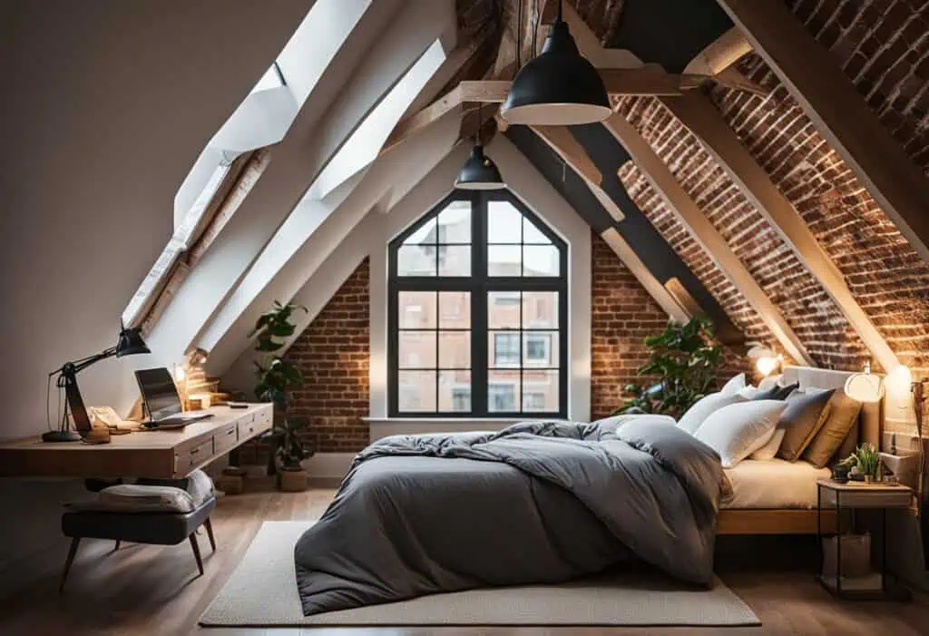 interior design ideas for loft bedroom
