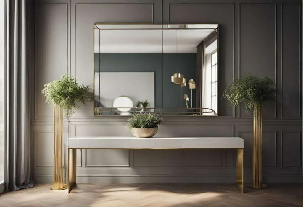 interior design mirror placement