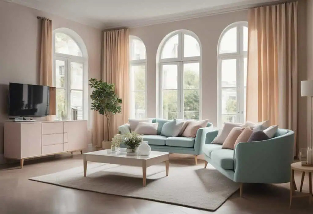 interior design pastel