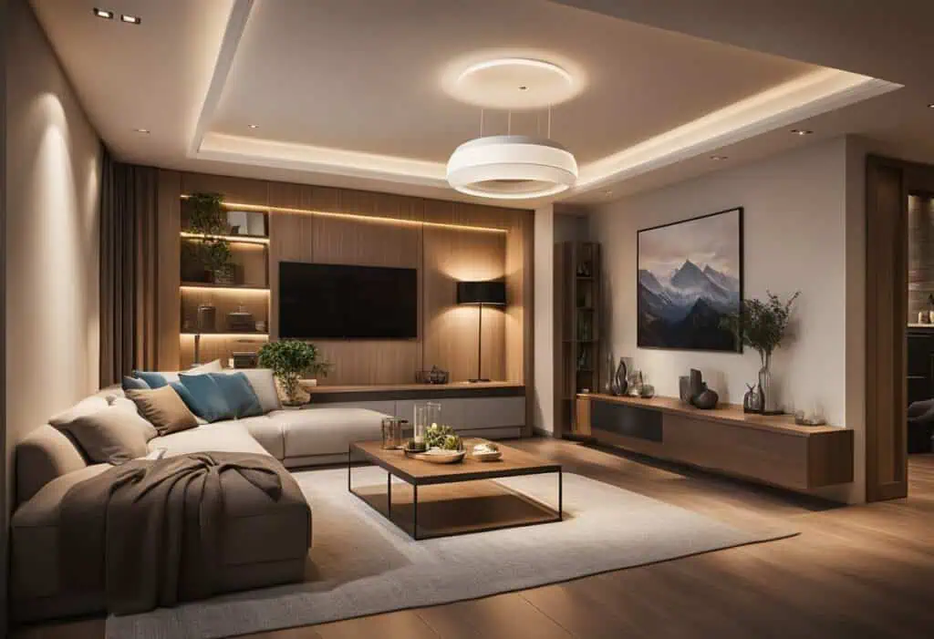 interior lighting design for living room
