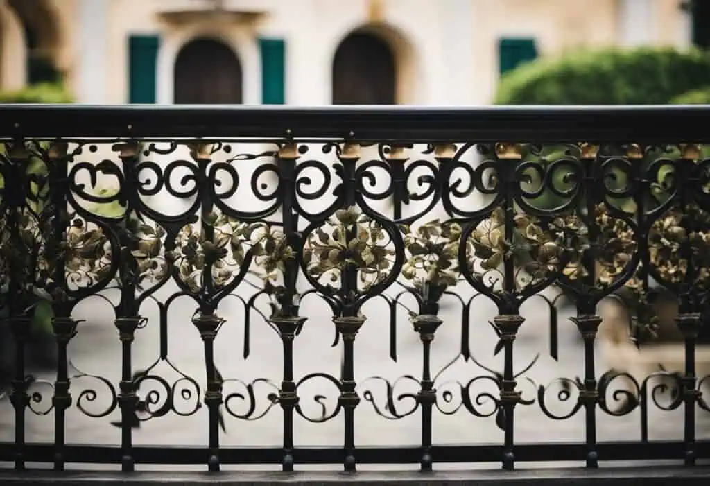 iron railing design for balcony