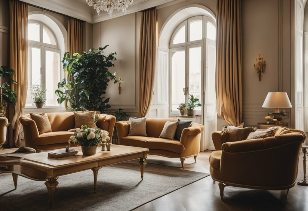 italian interior design living room
