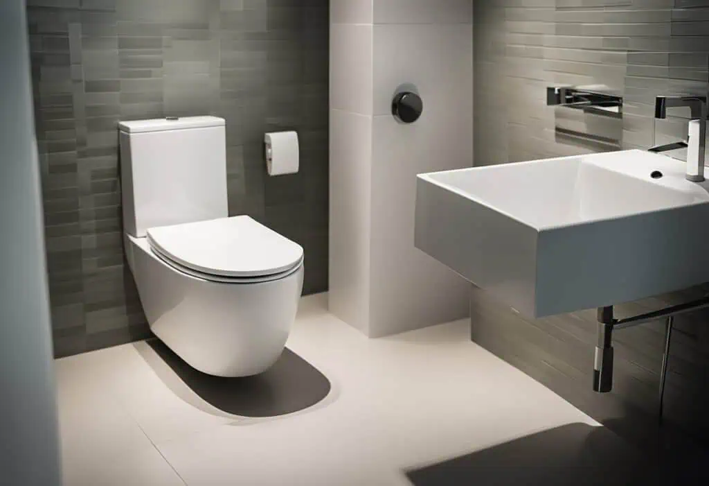 Modern Italian toilet with sleek style and functionality for contemporary bathroom spaces.