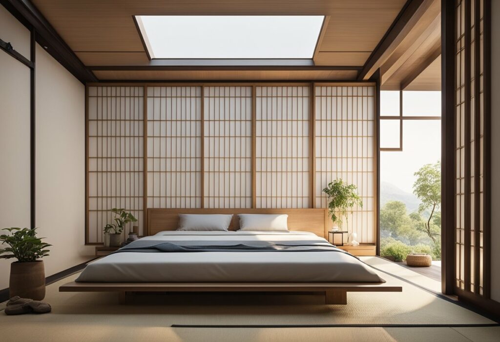japanese minimalist bedroom design