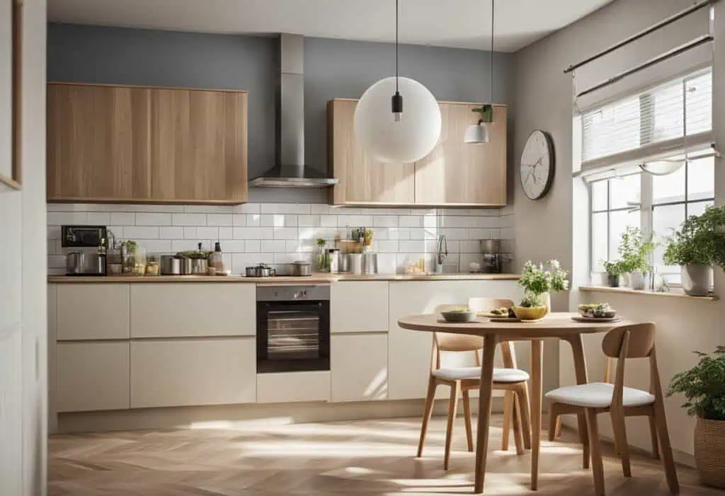 kitchen and dining room designs for small spaces