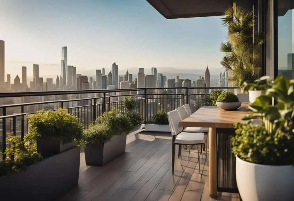 kitchen balcony design