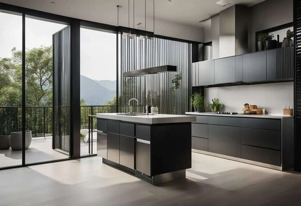 kitchen balcony grill design