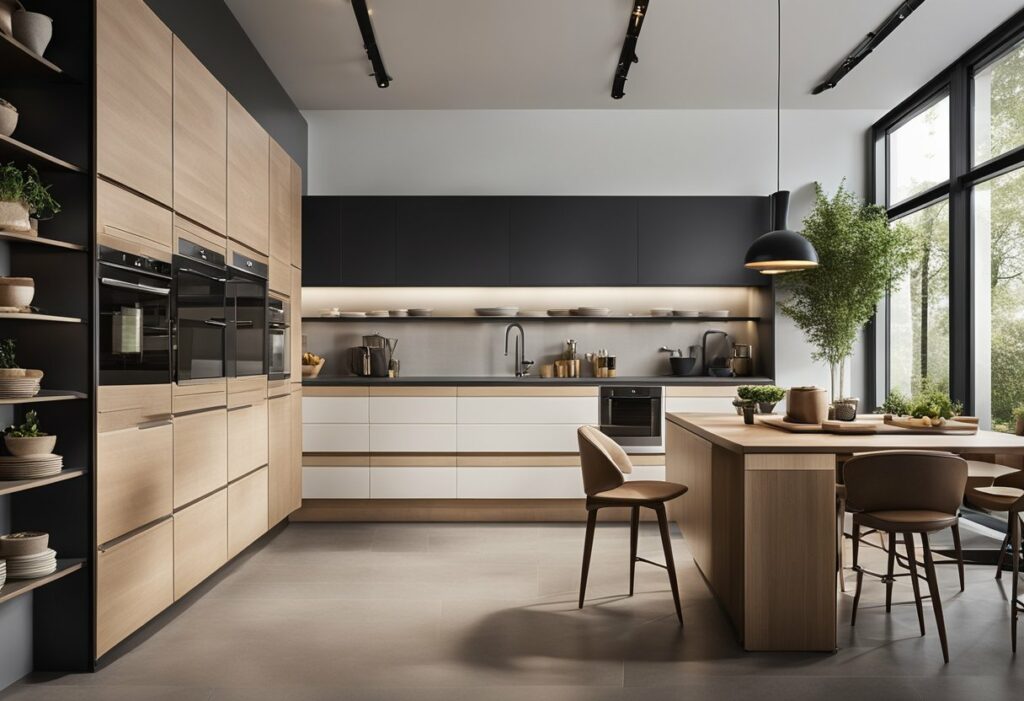 kitchen design with pantry storage