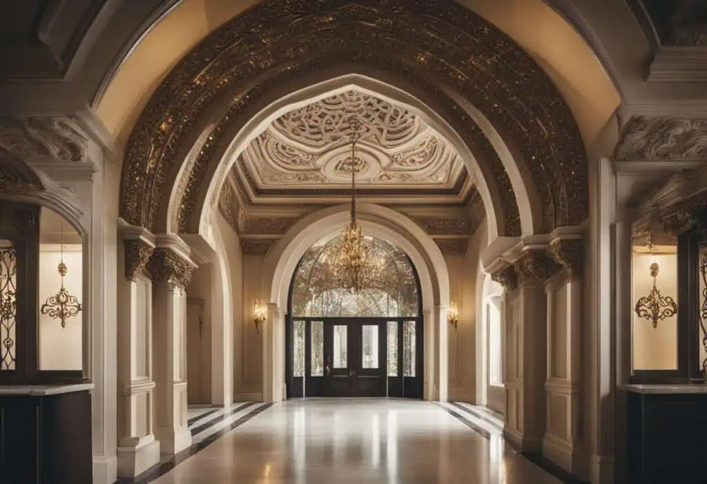 kitchen entrance arch design