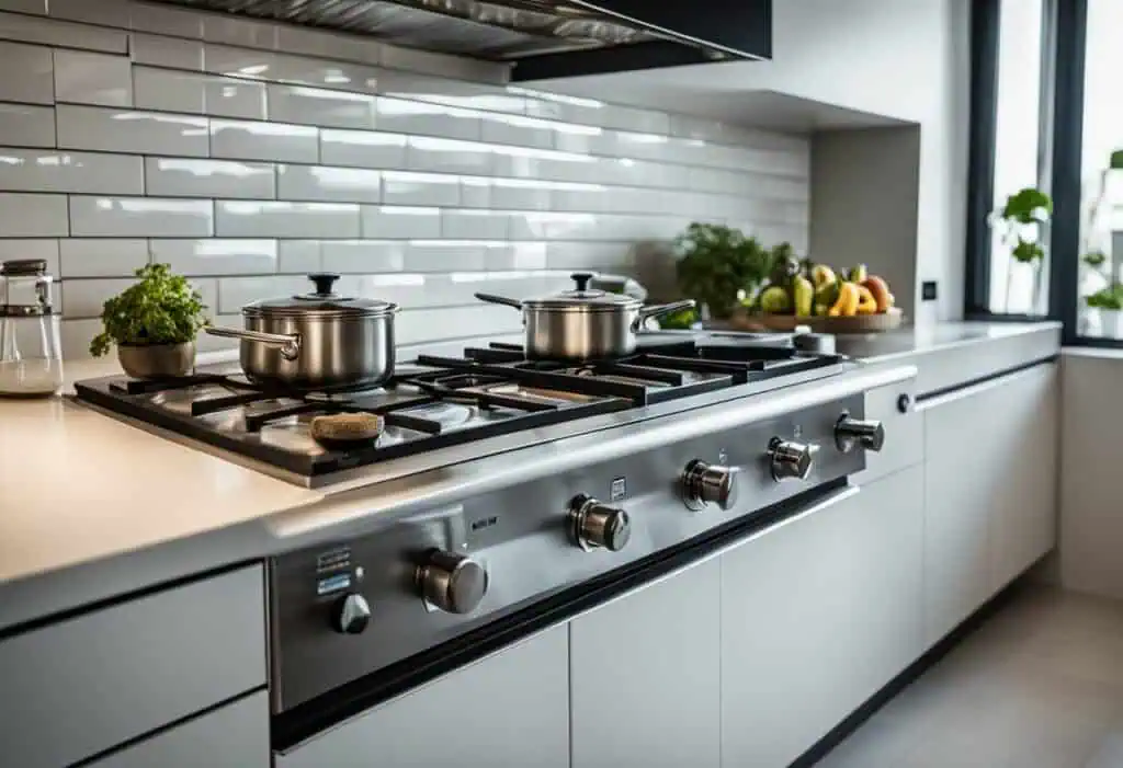kitchen gas table design