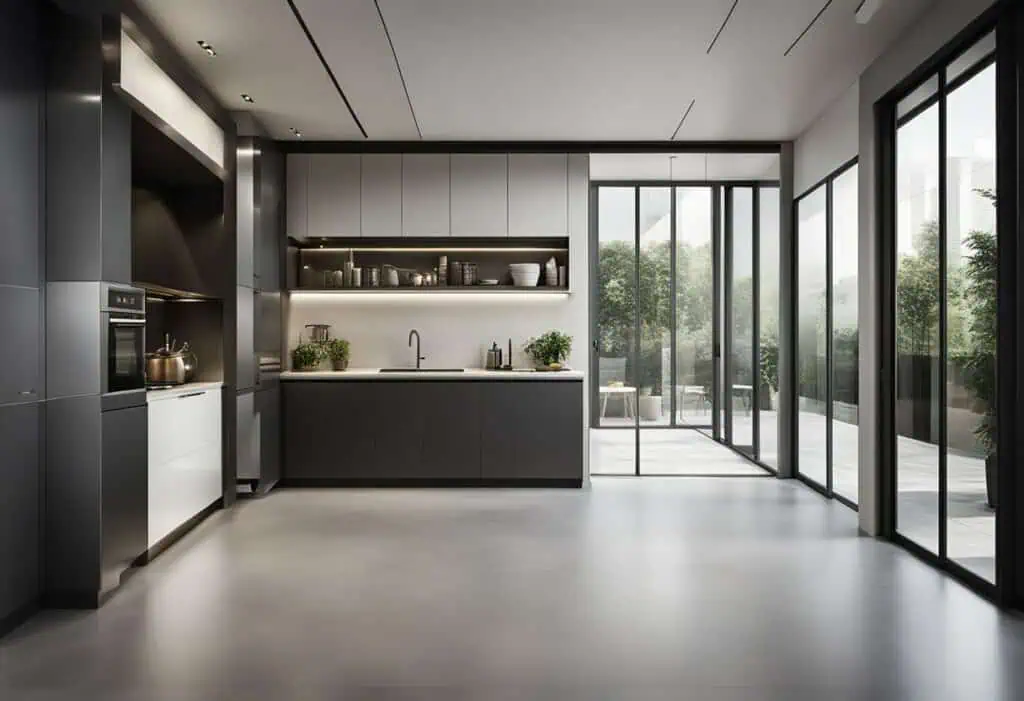 kitchen hall partition design