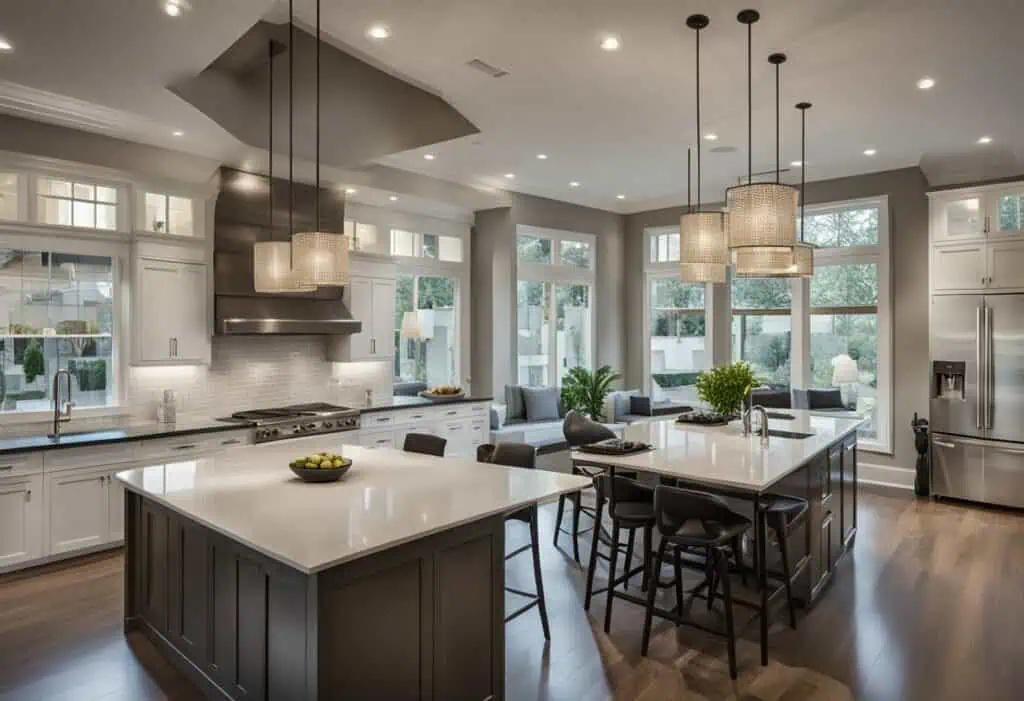 kitchen island designs with seating for 4