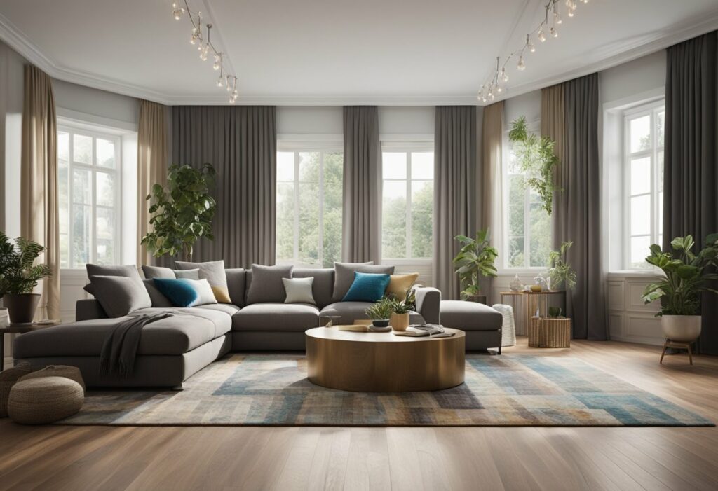 l shaped living room interior design