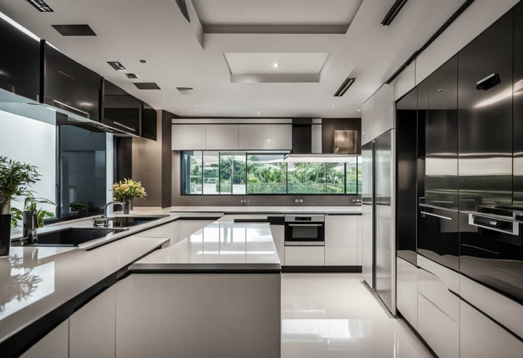 latest design kitchen cabinet malaysia