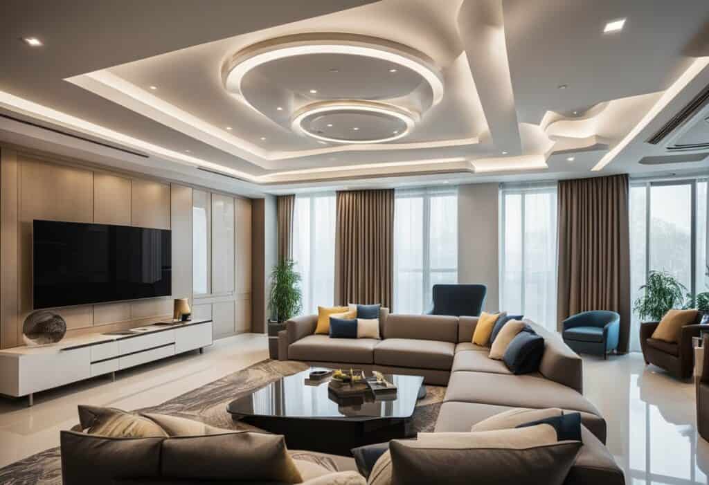 latest false ceiling designs for living room