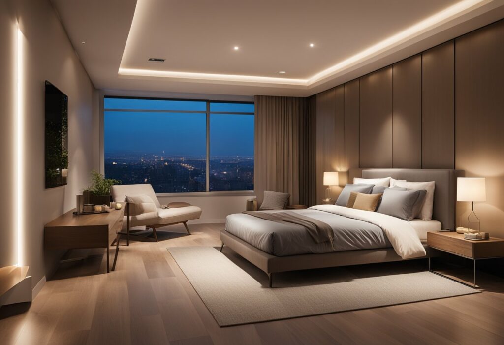 lcd design for bedroom