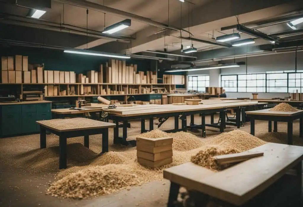 Carpentry workshop in Singapore for woodworking and furniture making.
