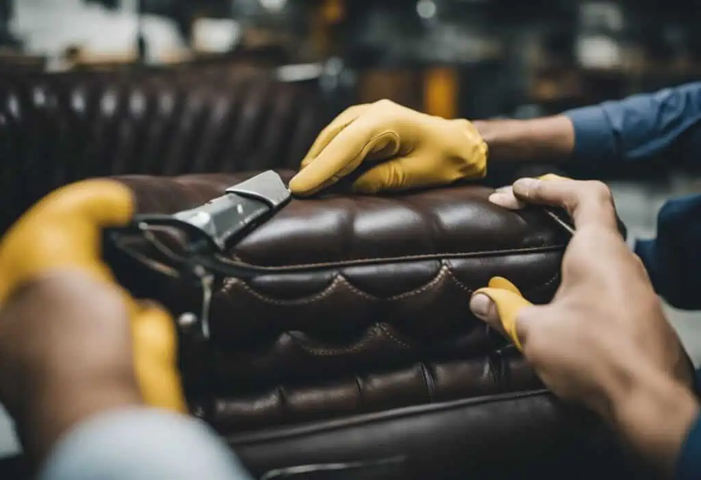 Expert leather furniture repair service in Singapore restoring your cherished pieces.