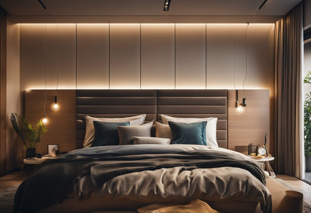 led lights design for bedroom