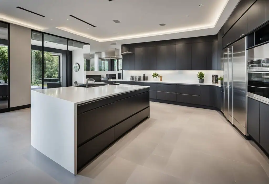linear kitchen design
