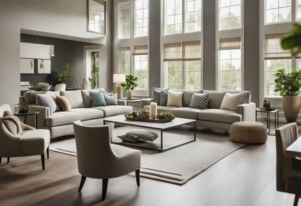 living and dining room interior design