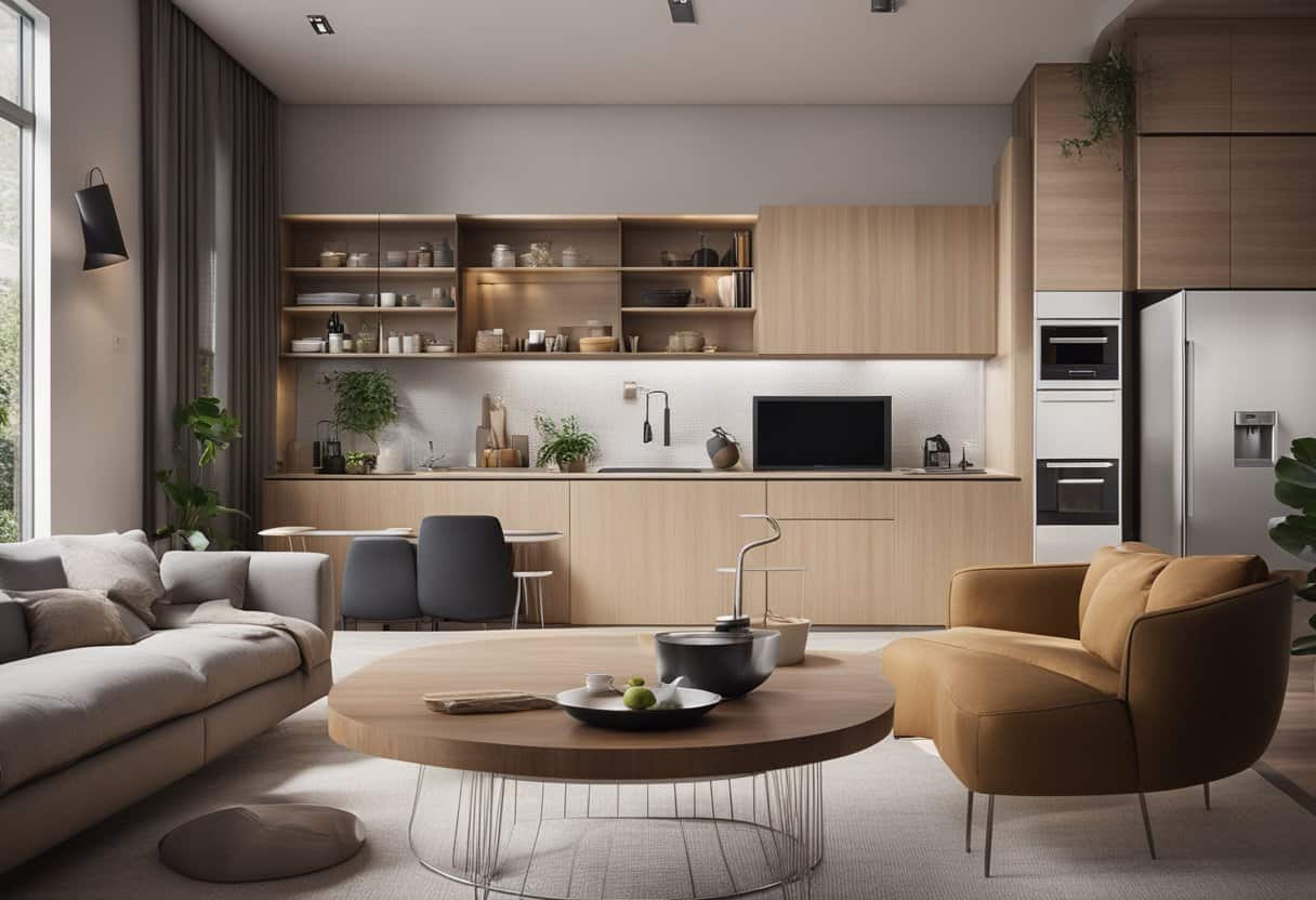 Creative Living & Kitchen Designs for Small Spaces
