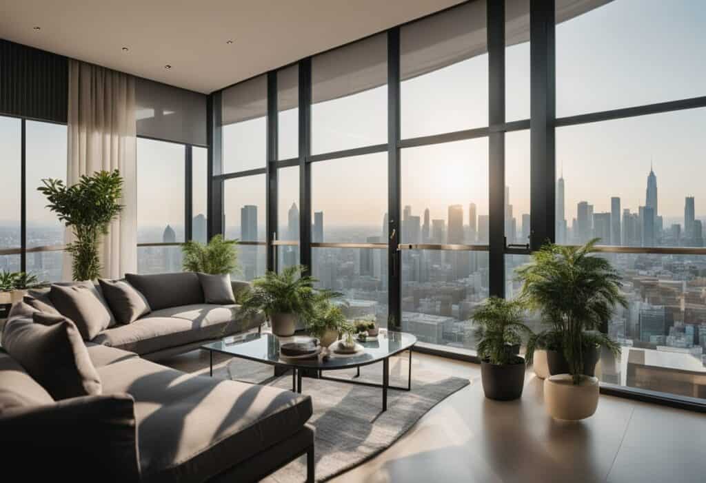 living room balcony design