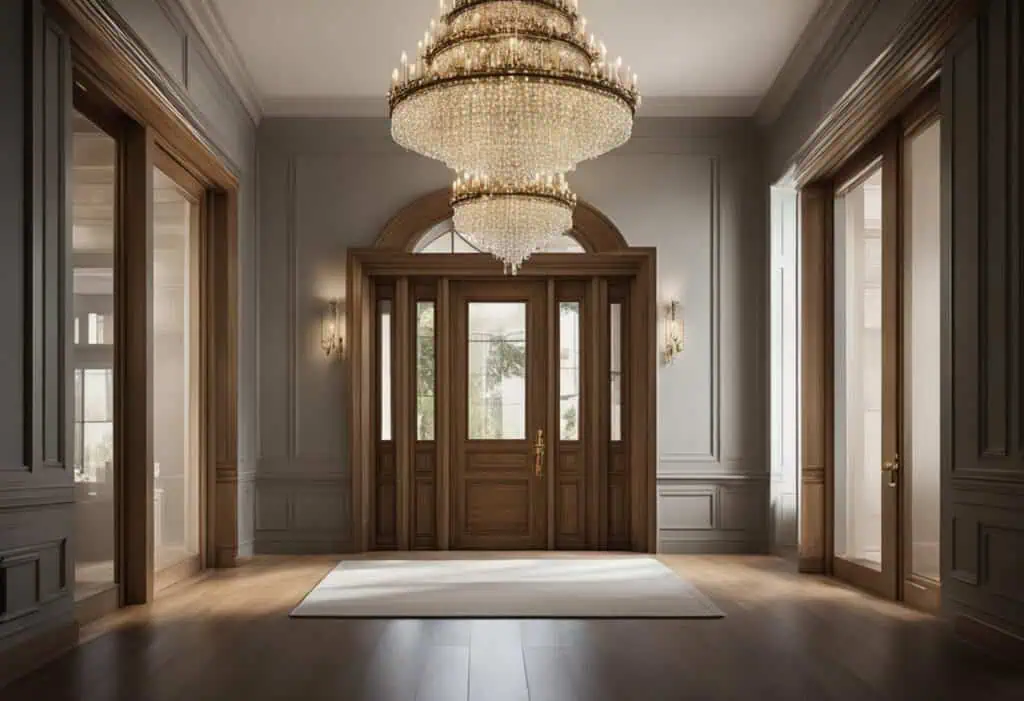 living room entrance design