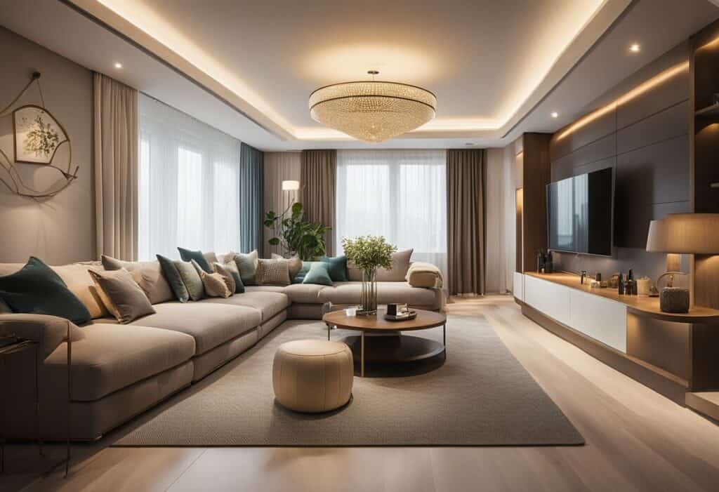 living room lighting design singapore