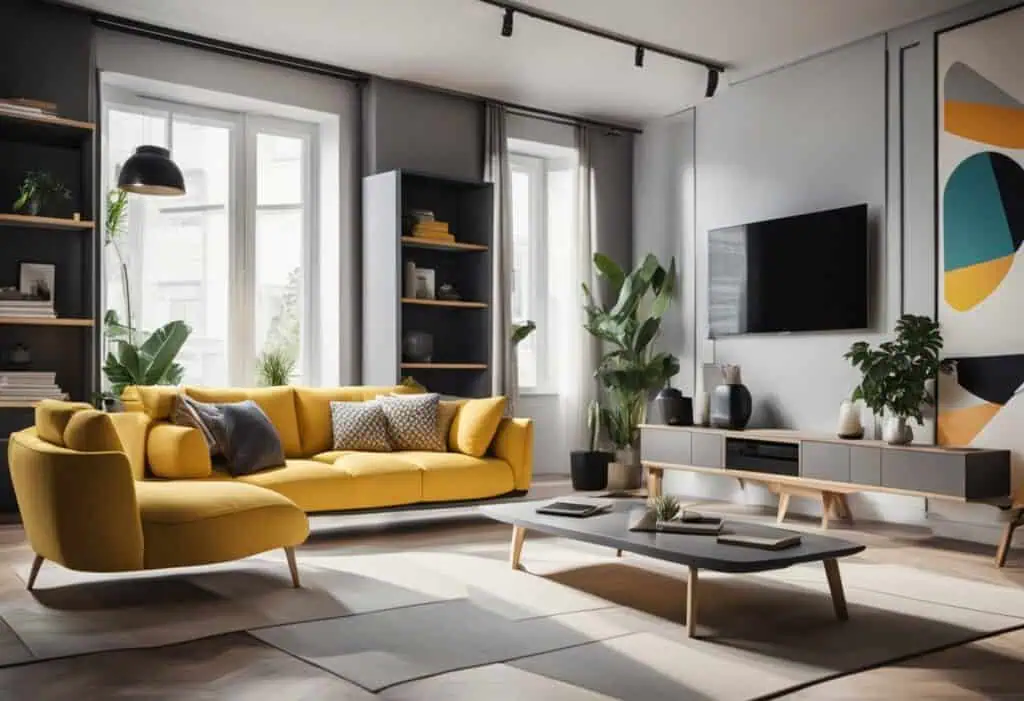 living room pop design