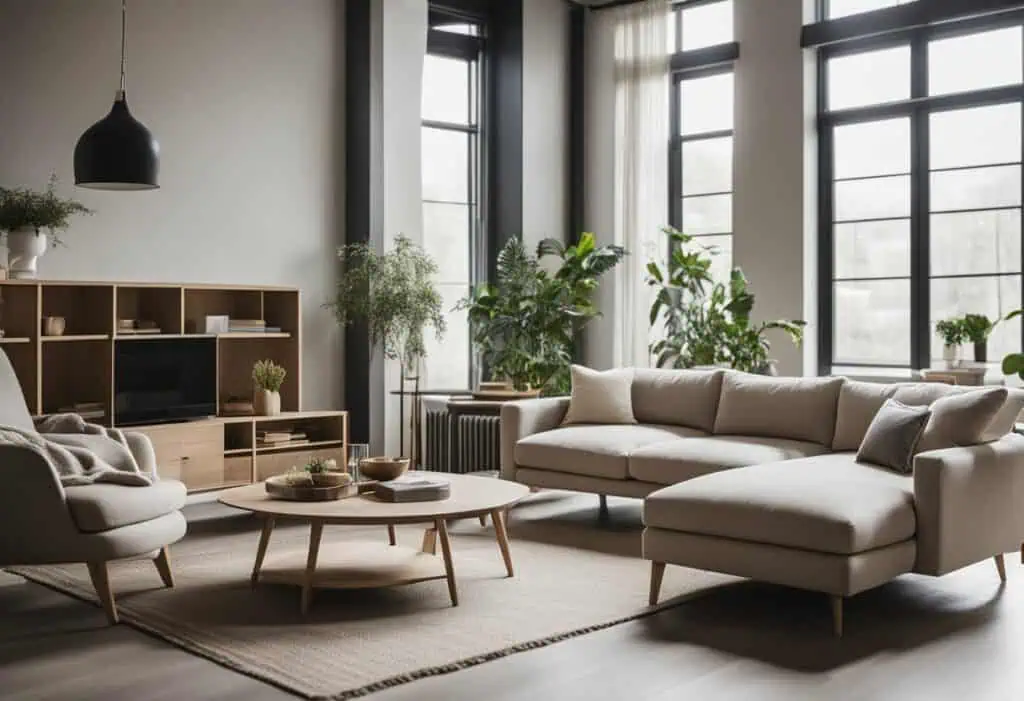living room scandinavian interior design