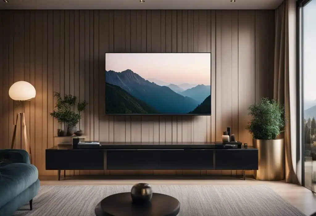 living room tv feature wall design