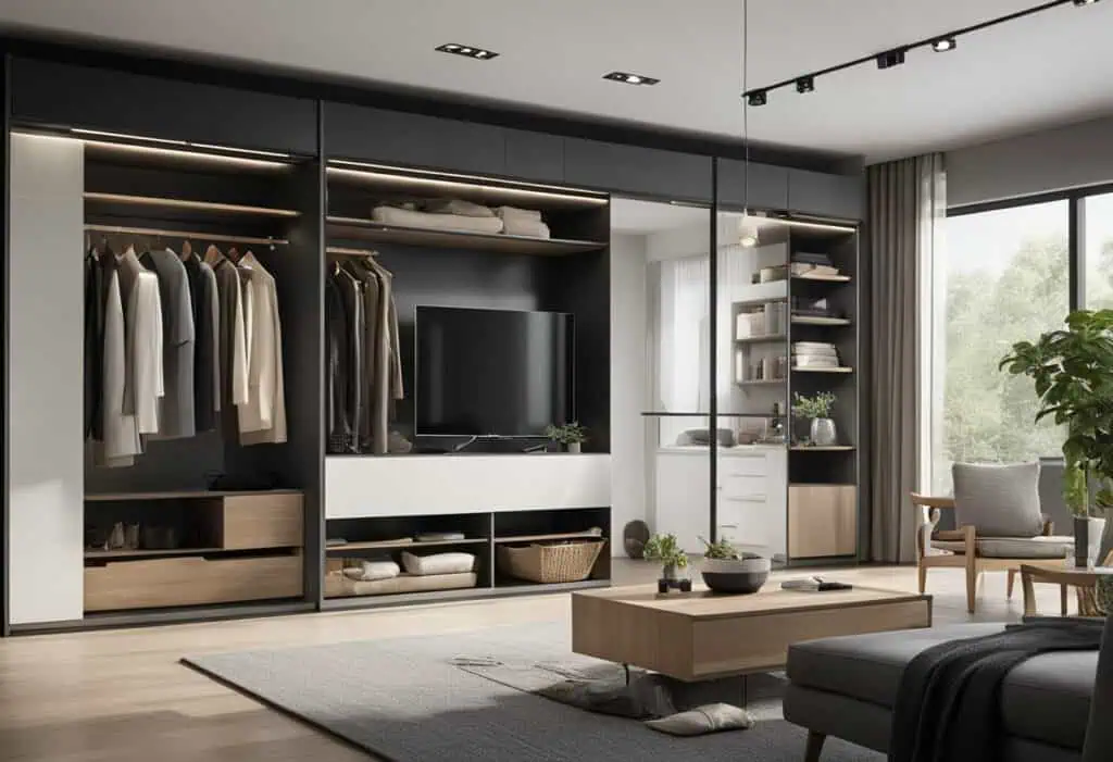 living room wardrobe interior design