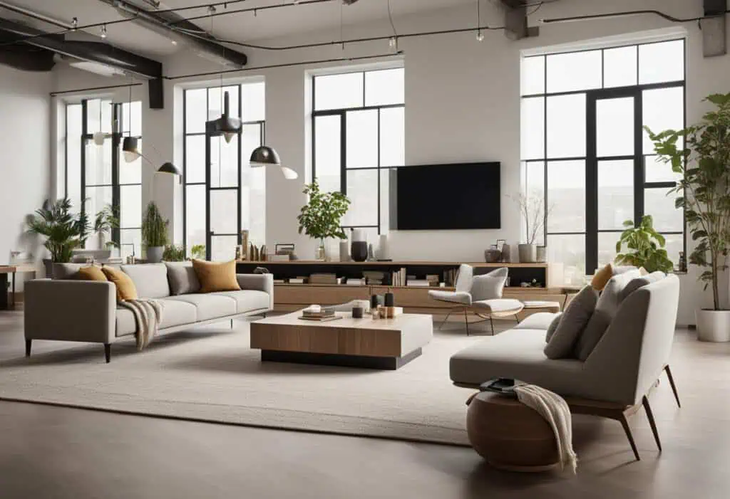 loft living room design ideas