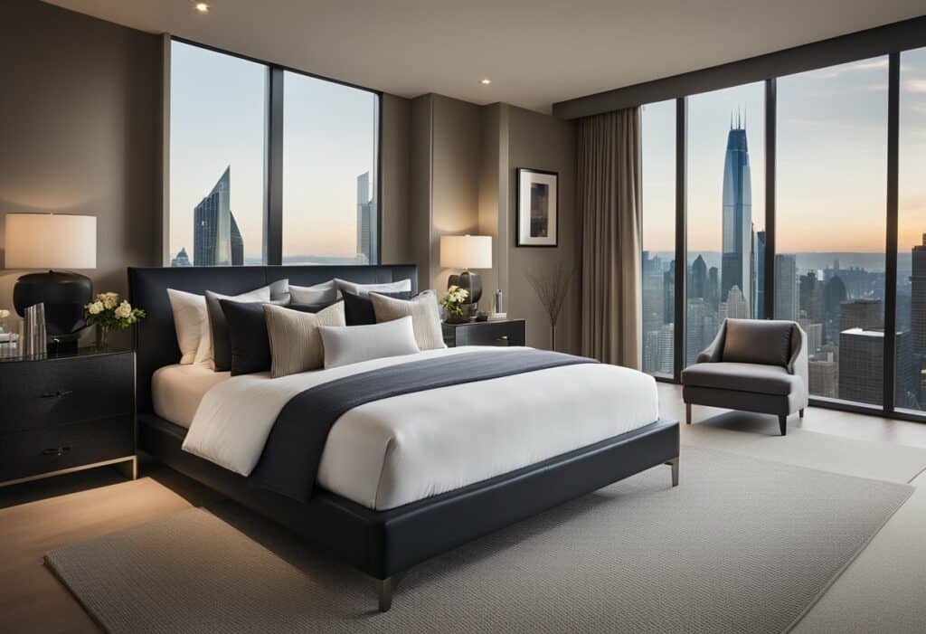luxury modern master bedroom design