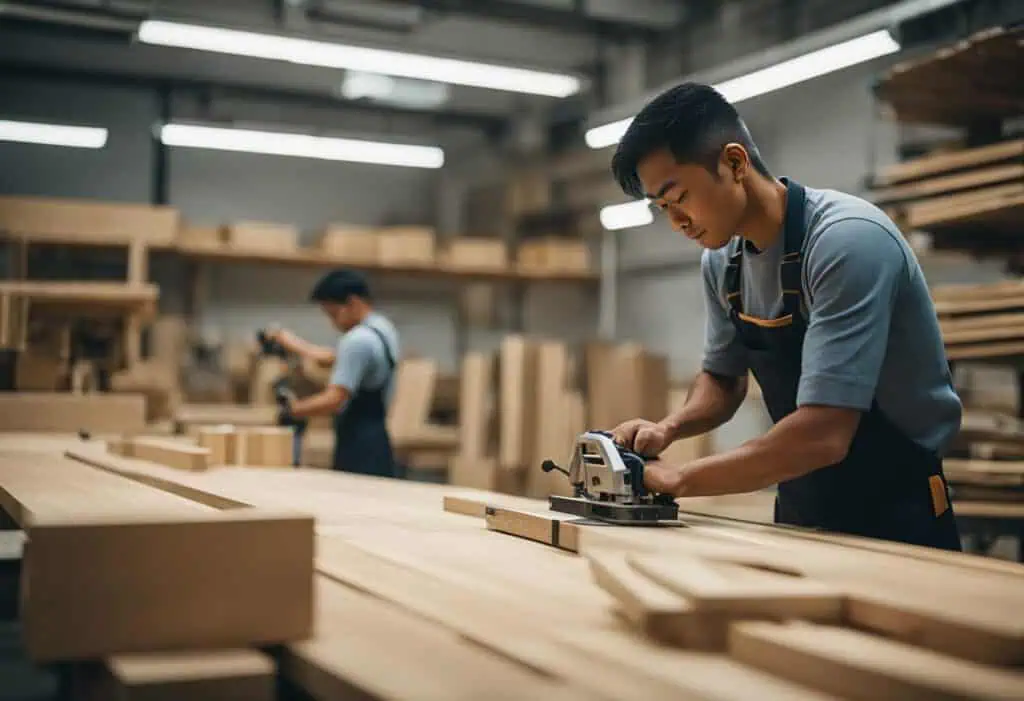 Custom woodworking for unique home pieces in Singapore.