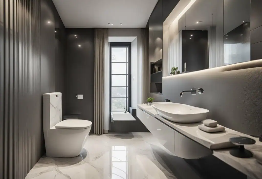 marble toilet design